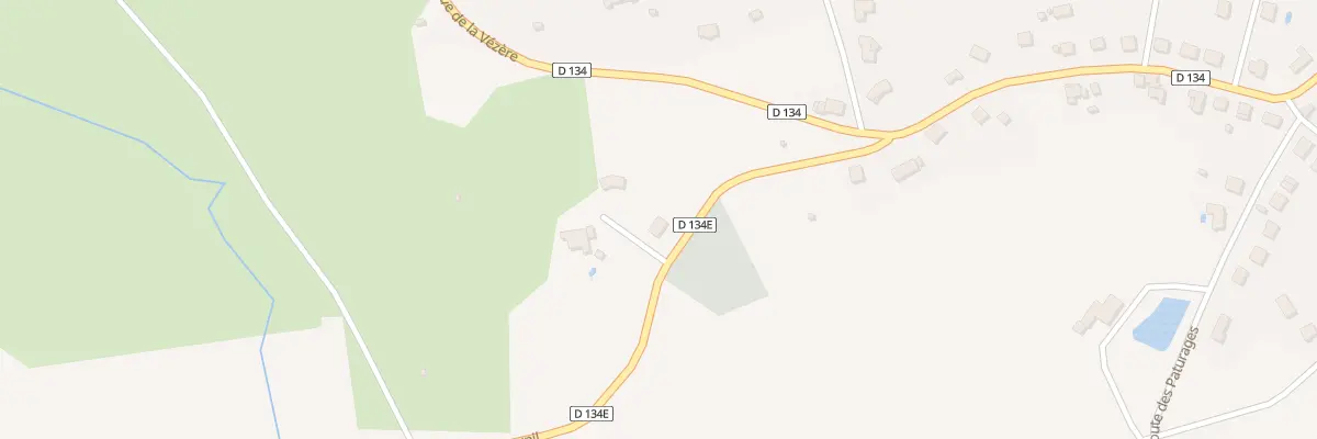 Plan du 160 Rte de Goupil à Voutezac