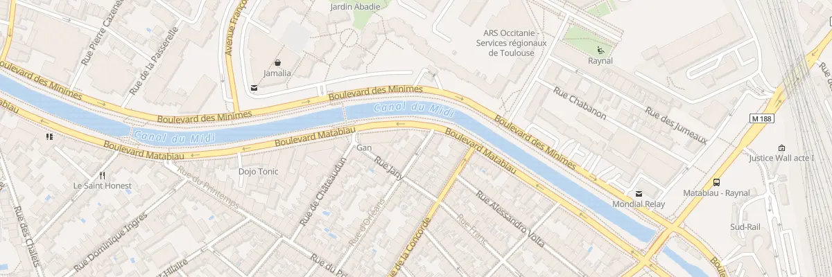 Plan du 35 Rue d’Orléans à Toulouse