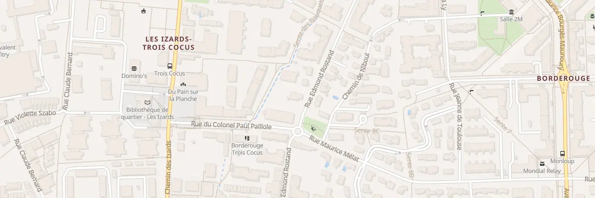 Plan du 178 Rue Edmond Rostand à Toulouse