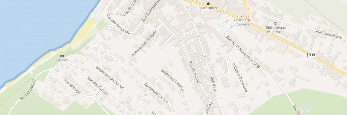 Plan du 40 Rue du Hamel à Ault