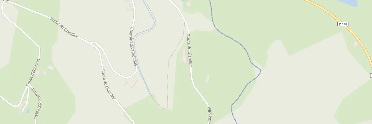Plan du 5138 Le Glandier à Beyssac