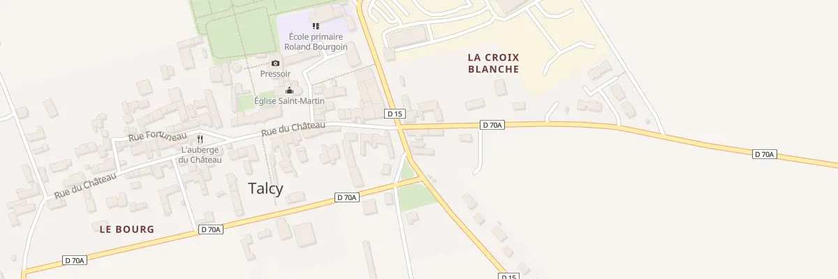 Plan du 1 Rue du Moulin à Talcy