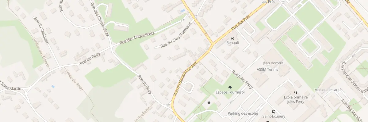 Plan du 45 Rue du Général Leclerc à Saint-Marcel