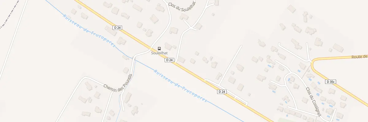 Plan du 54 Sauveterre à Aureville