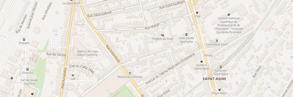 Plan du 17 Rue Saint Thomas d’Aquin à Toulouse