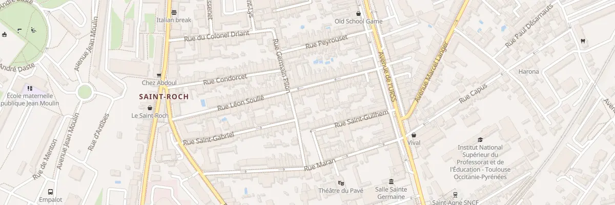 Plan du 34 Rue Léon Soulie à Toulouse