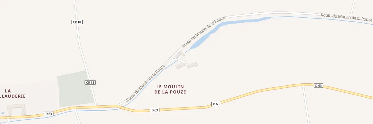 Plan du 5230 Moulin de la Pouze à Argy