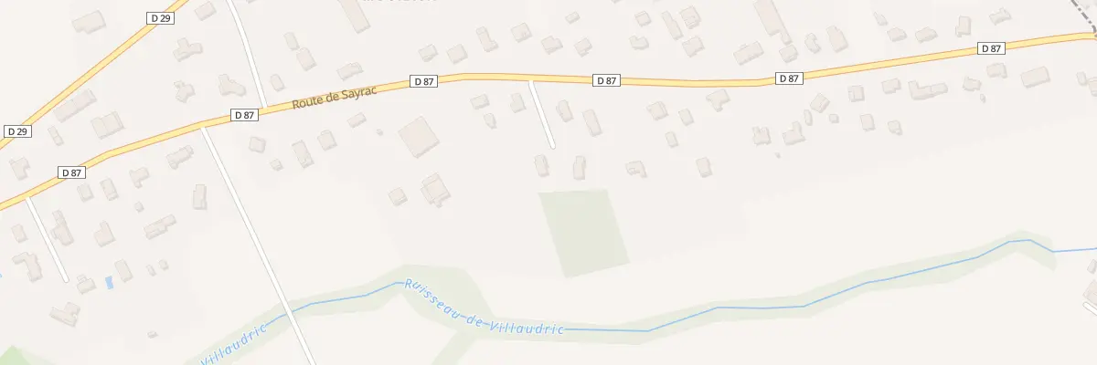 Plan du 50B Rte de Sayrac à Villaudric