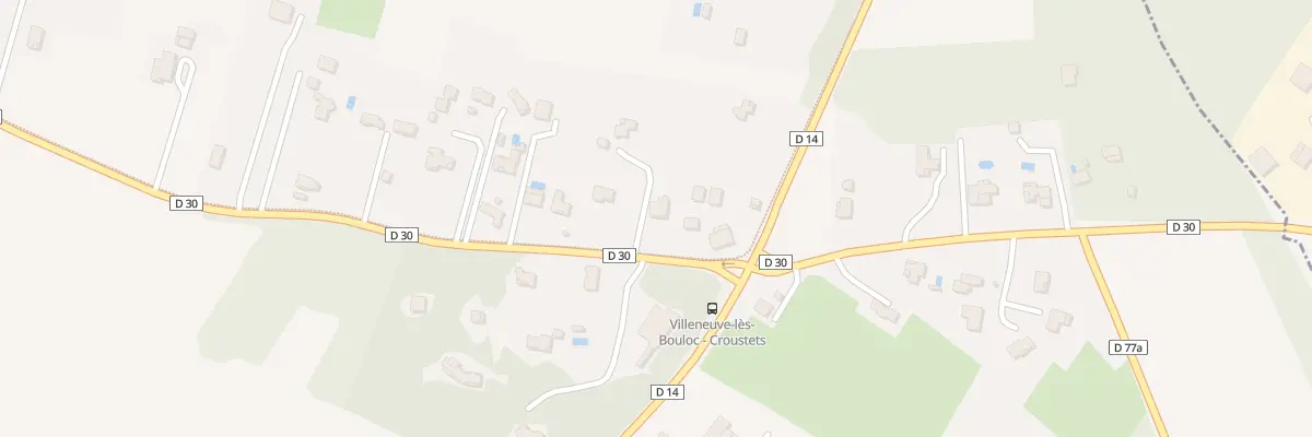 Plan du 84 Rte de Bouloc à Villeneuve-lès-Bouloc