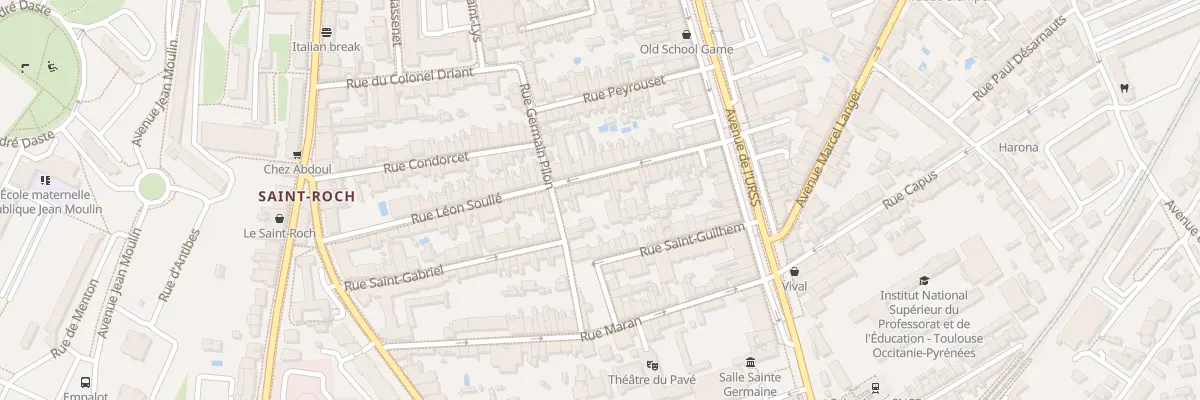 Plan du 36 Rue Léon Soulie à Toulouse