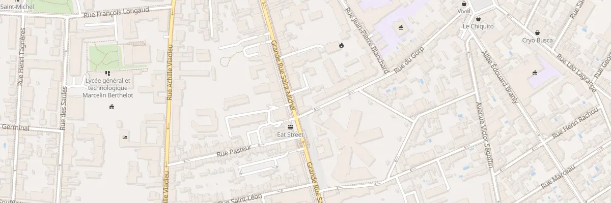 Plan du 22 Grande-Rue Saint Michel à Toulouse