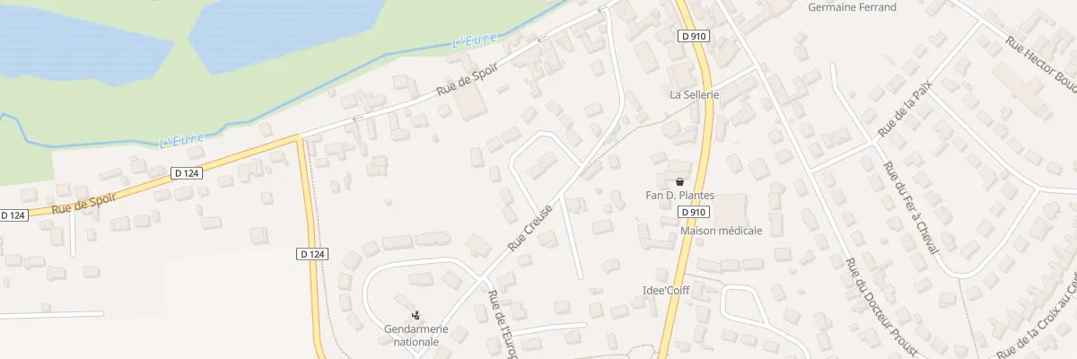 Plan du 3 Rue de la Forge à Thivars