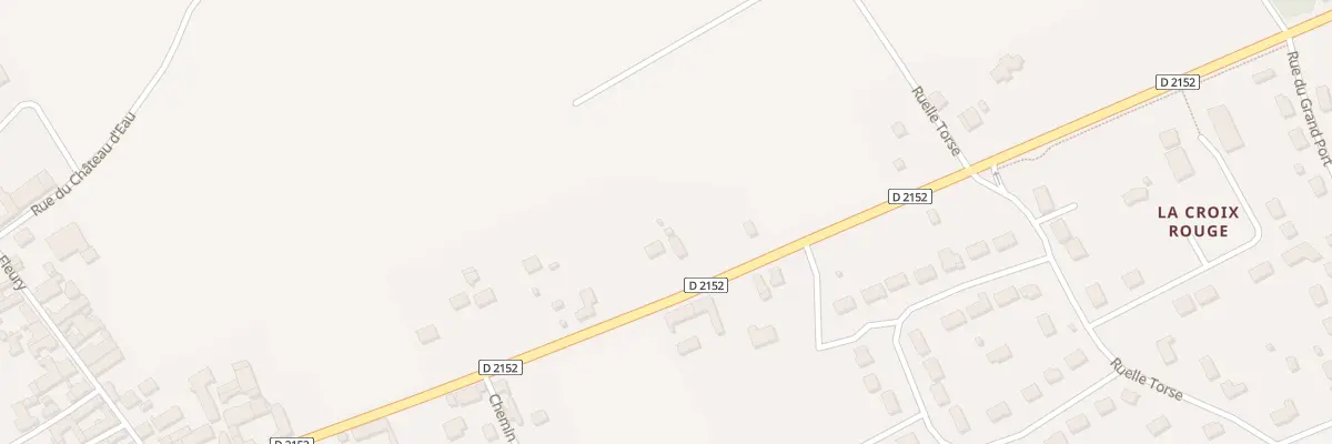 Plan du 2 Rte Nationale de Fleury à Suèvres