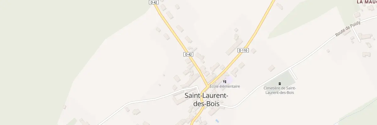 Plan du 5 Rte d’Autainville à Saint-Laurent-des-Bois