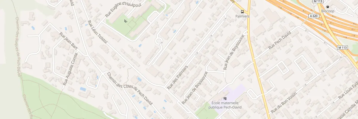 Plan du 34 Rue des Palmiers à Toulouse