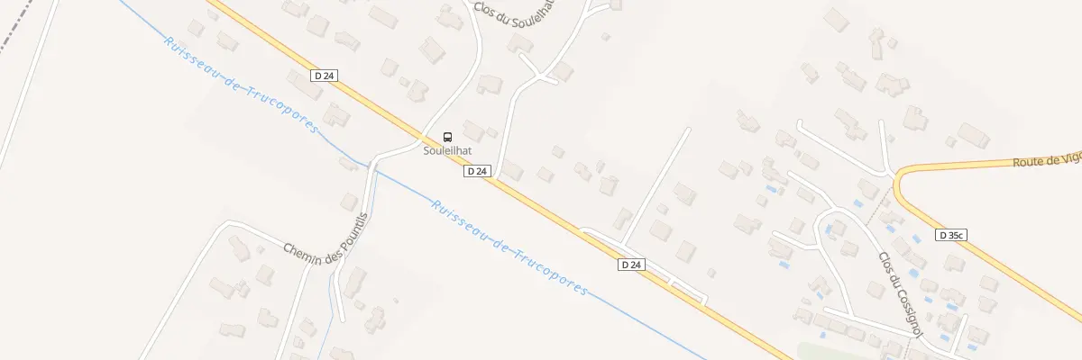 Plan du 53 Sauveterre à Aureville