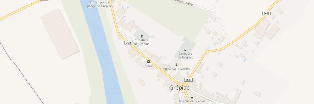 Plan du 26 Gr Grande Rue St Martin à Grépiac