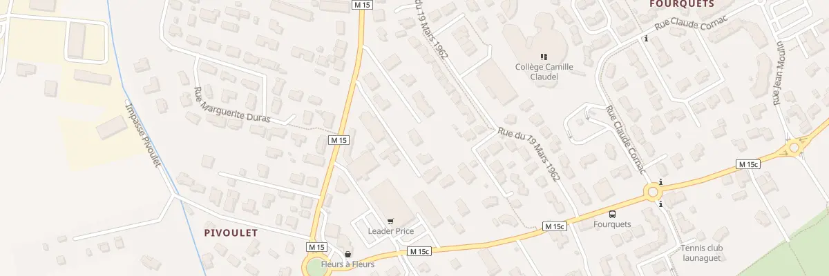 Plan du 46 Rte de Bessières à Launaguet