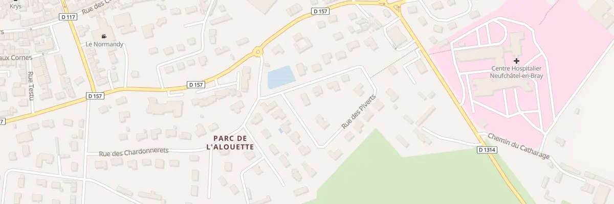 Plan du 34 Rue des Piverts à Neufchâtel-en-Bray