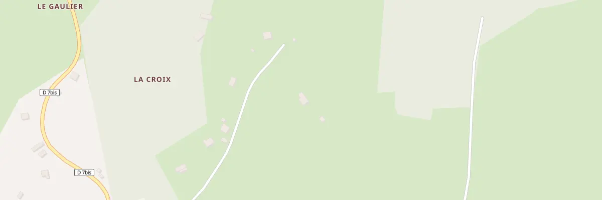 Plan du 14 La Croix à Meuzac