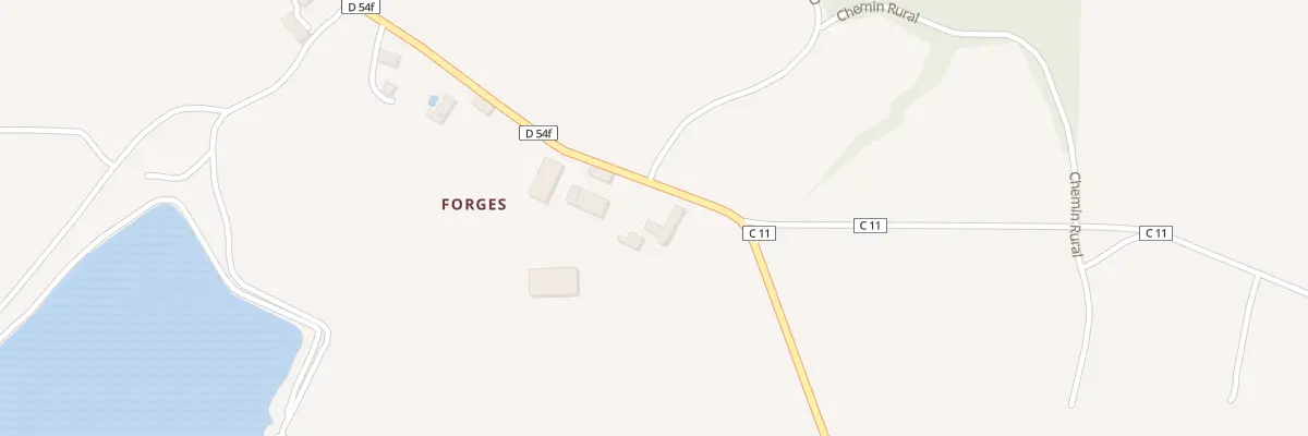 Plan du 3 Forges à Vigoux