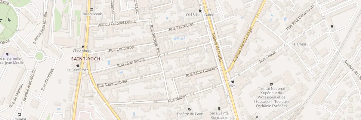 Plan du 40 Rue Léon Soulie à Toulouse