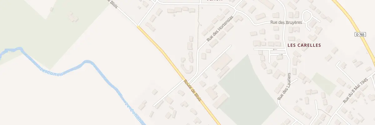 Plan du 1 Rue des Hortensias à Cour-Cheverny