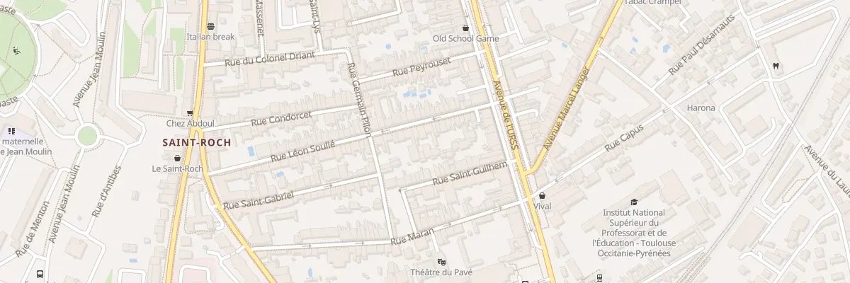 Plan du 42 Rue Léon Soulie à Toulouse