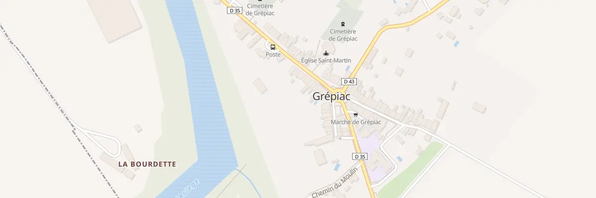 Plan du 11 Gr Grande Rue St Martin à Grépiac