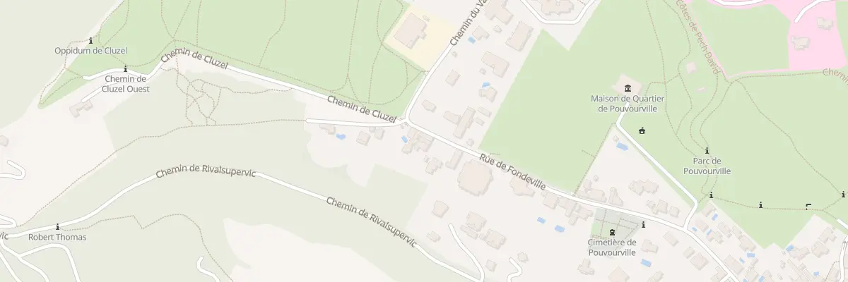 Plan du 103 Rue de Fondeville à Toulouse