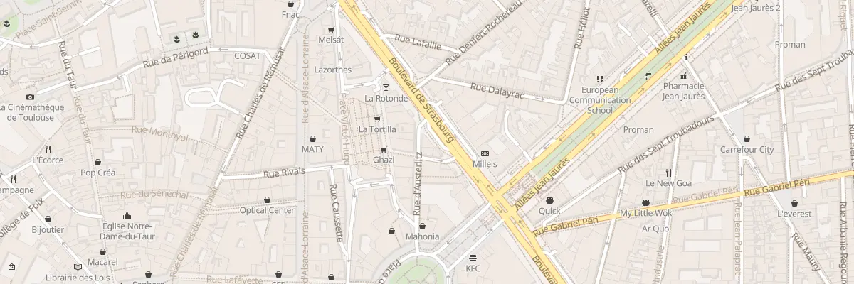 Plan du 18 Rue d’Austerlitz à Toulouse