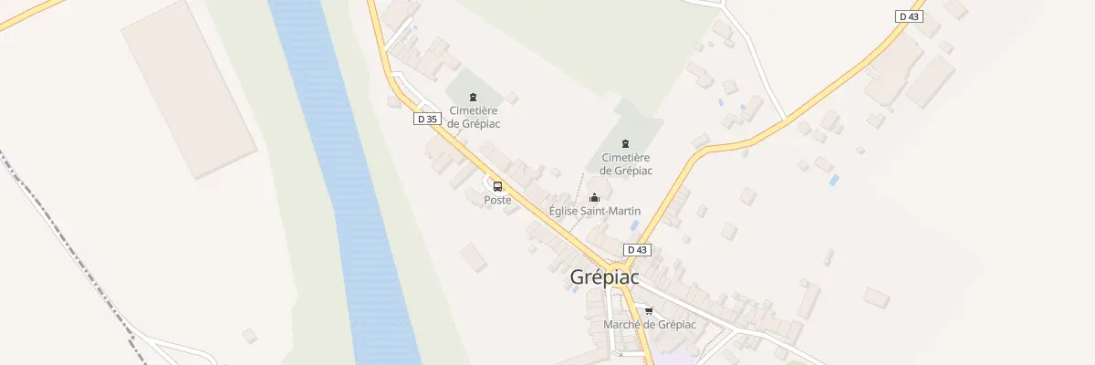 Plan du 18 Grande Rue Saint Martin à Grépiac