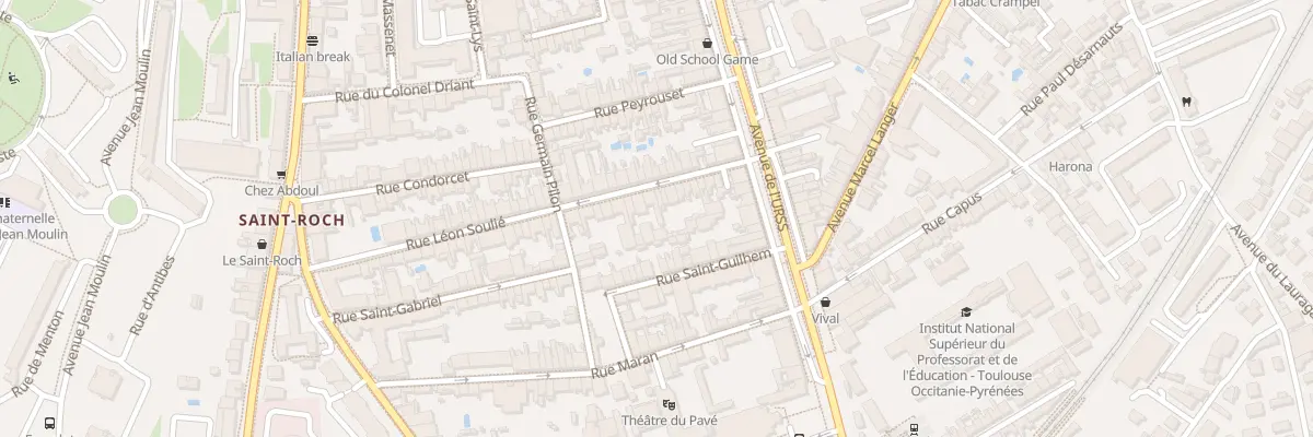 Plan du 44 Rue Léon Soulie à Toulouse