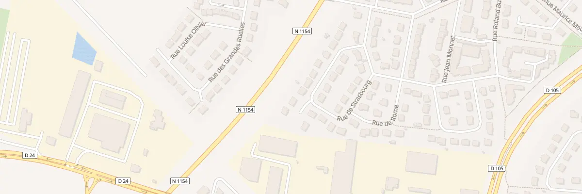 Plan du 17 Rue de Strasbourg à Mainvilliers