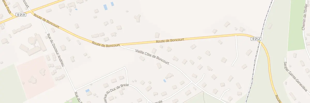 Plan du 448B Rte de Boncourt à Anet