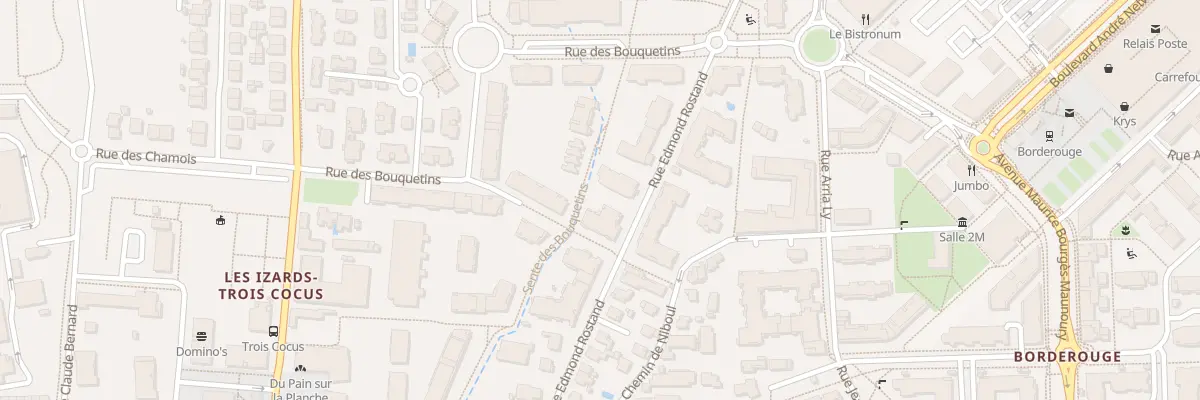 Plan du 166 Rue Edmond Rostand à Toulouse