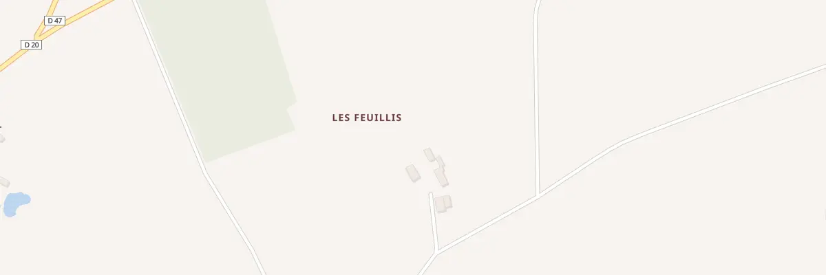 Plan du 5101 Les Feuillis à Nuret-le-Ferron