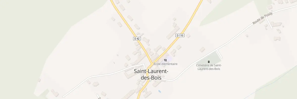 Plan du 6 Rte d’Autainville à Saint-Laurent-des-Bois