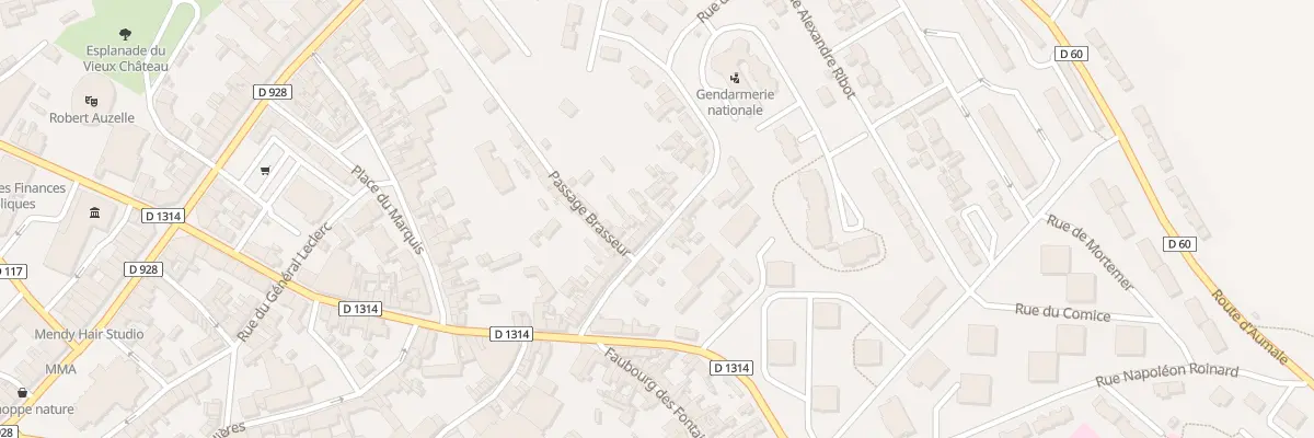 Plan du 33 Rue du Bout du Monde à Neufchâtel-en-Bray