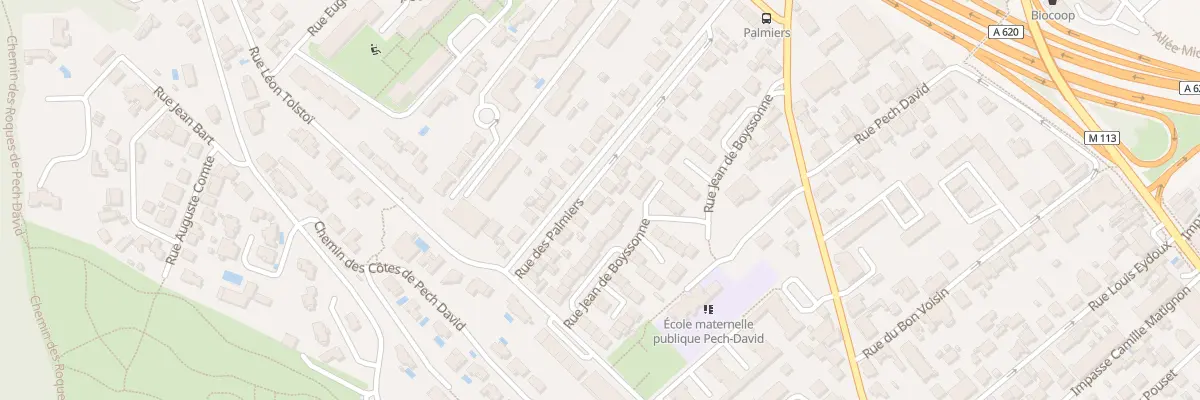 Plan du 27 Rue des Palmiers à Toulouse