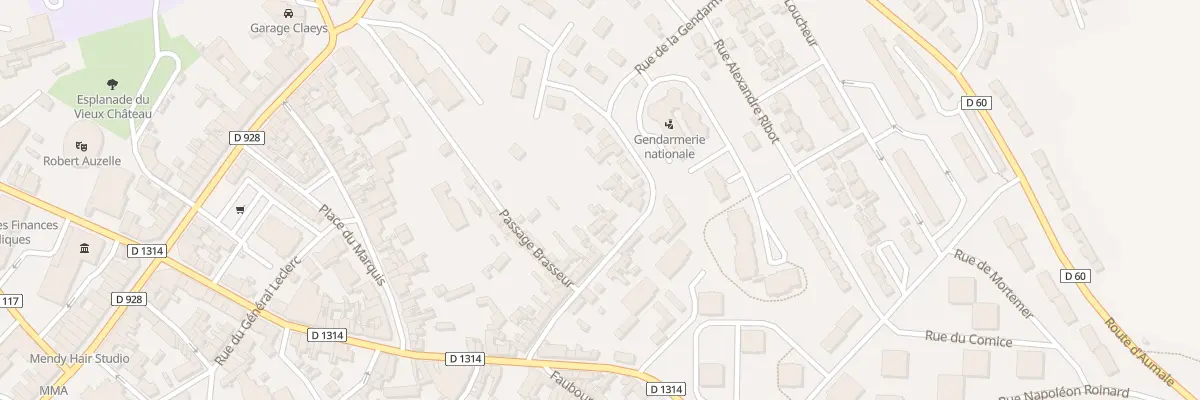 Plan du 43 Rue du Bout du Monde à Neufchâtel-en-Bray