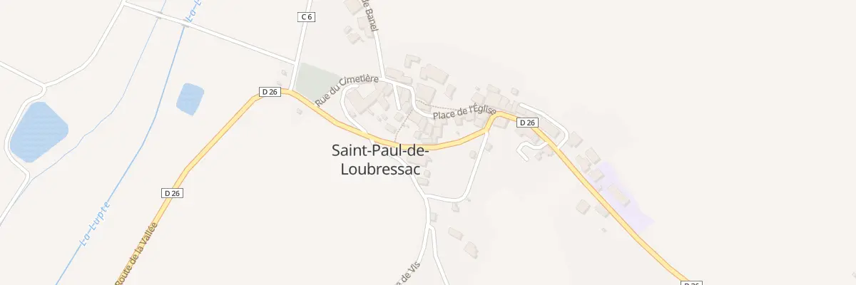 Plan du 606 Rue des Ecoliers à Saint-Paul-Flaugnac