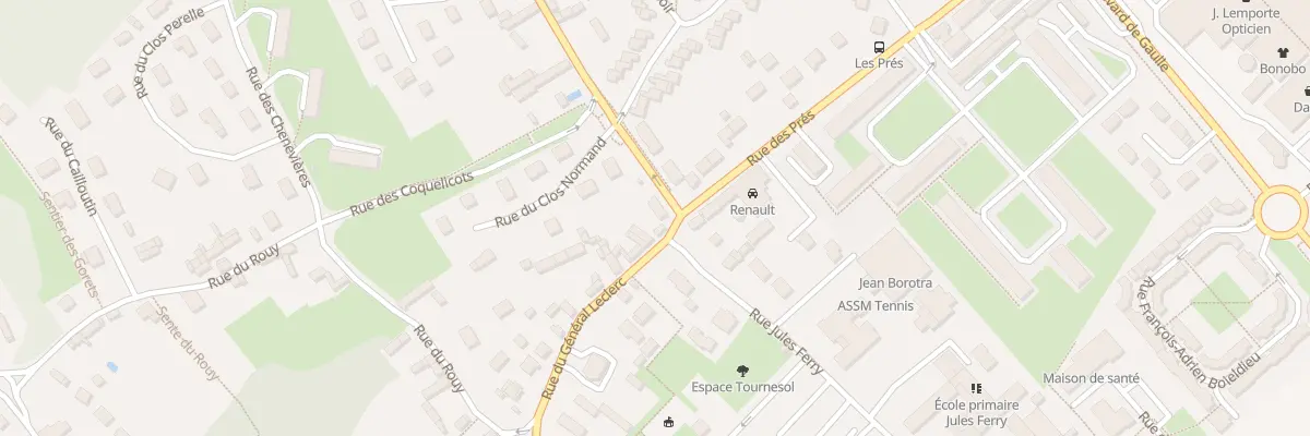 Plan du 1 Rue de Barrière à Saint-Marcel