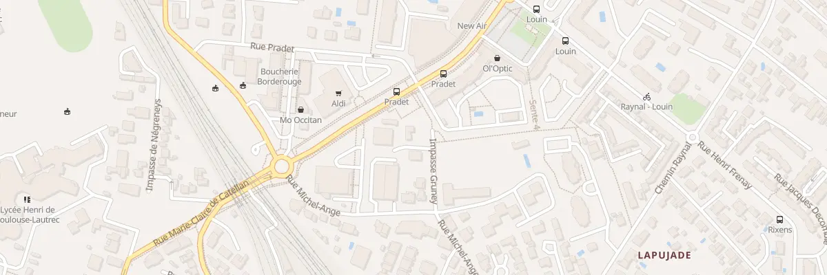 Plan du 7 Imp Gruney à Toulouse