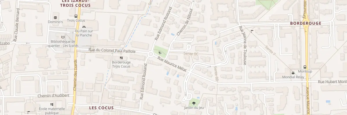 Plan du 16 Rue Maurice Melat à Toulouse