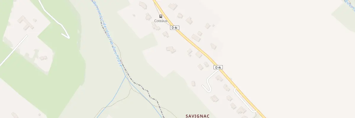 Plan du 53B Rte des Côteaux à Pechbusque