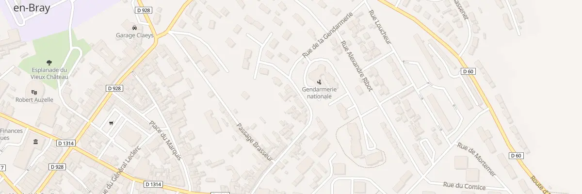 Plan du 57 Rue du Bout du Monde à Neufchâtel-en-Bray