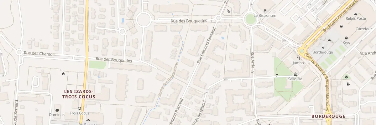 Plan du 162 Rue Edmond Rostand à Toulouse