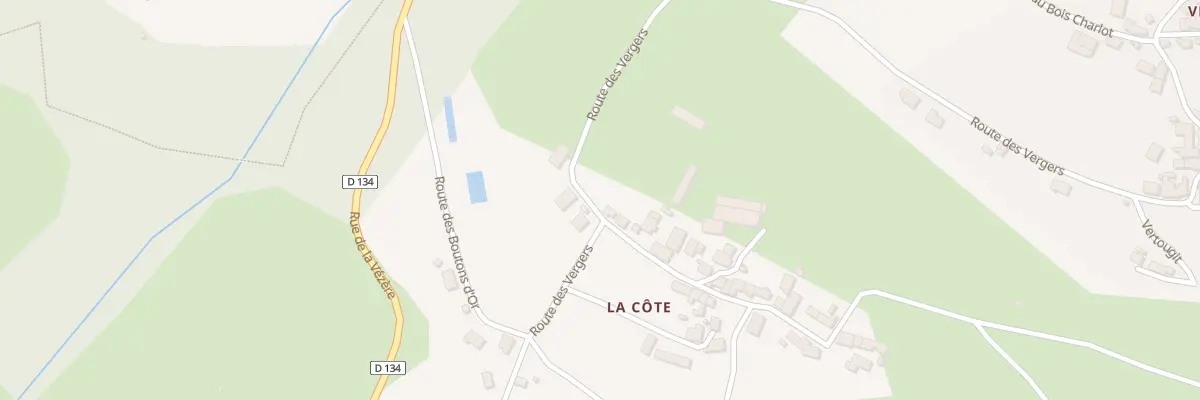 Plan du 1 Rue De La Vieille Chapelle à Voutezac
