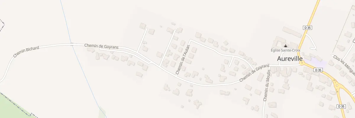 Plan du 42 Che de L’Autan à Aureville
